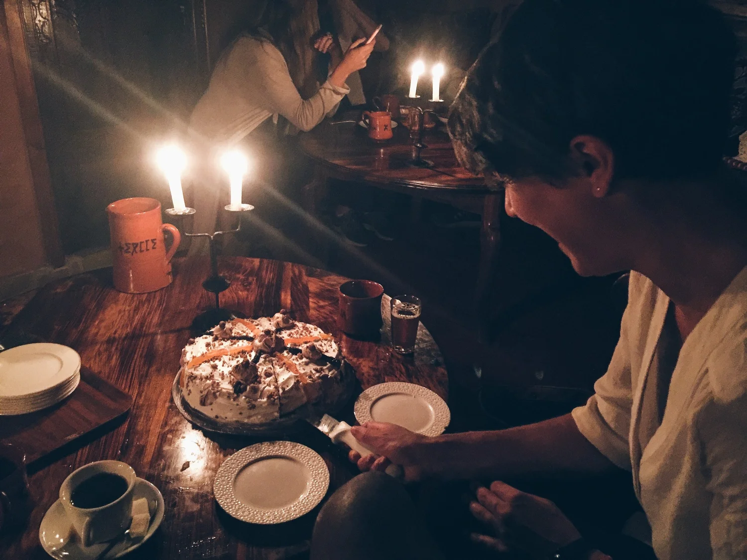 Celebrating Lily's birthday in Imlil