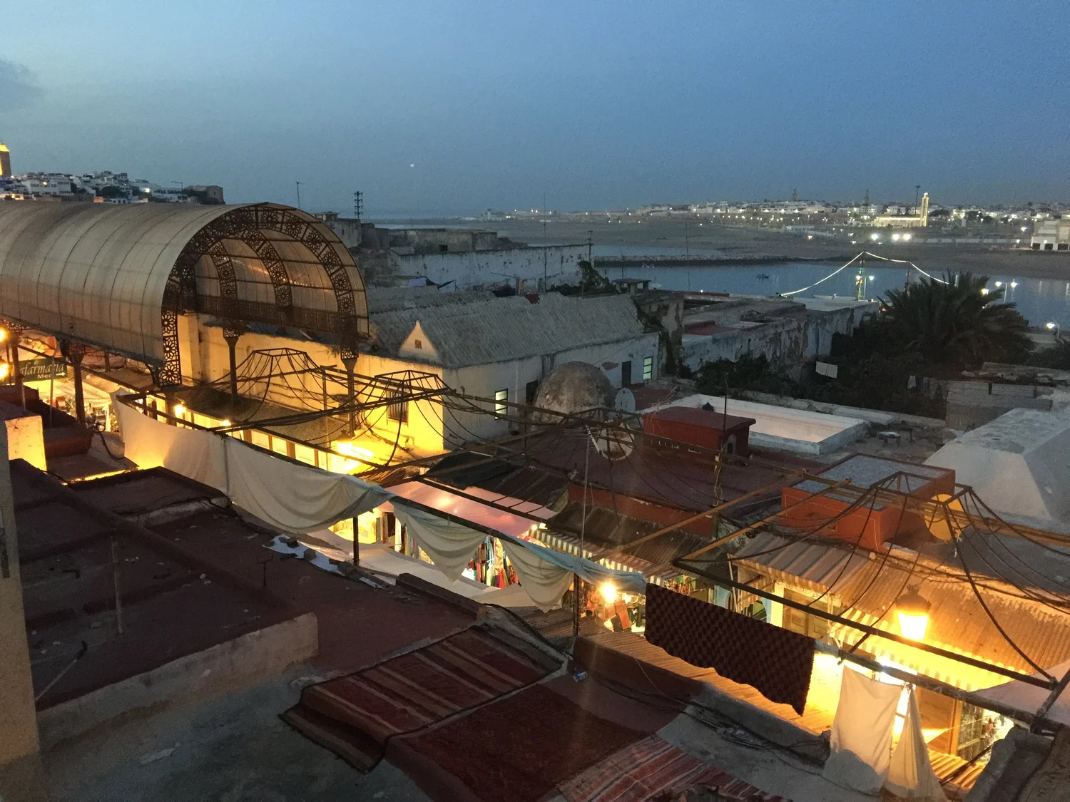 View from our balcony